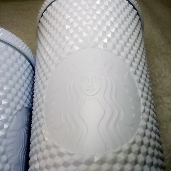 Starbucks Studded white bling Tumblrs - Picture 7 of 10